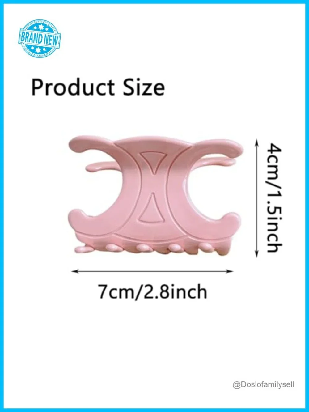 5 Pack Premium Acetate Butterfly Hair Claw Clips Medium Size Strong Hold